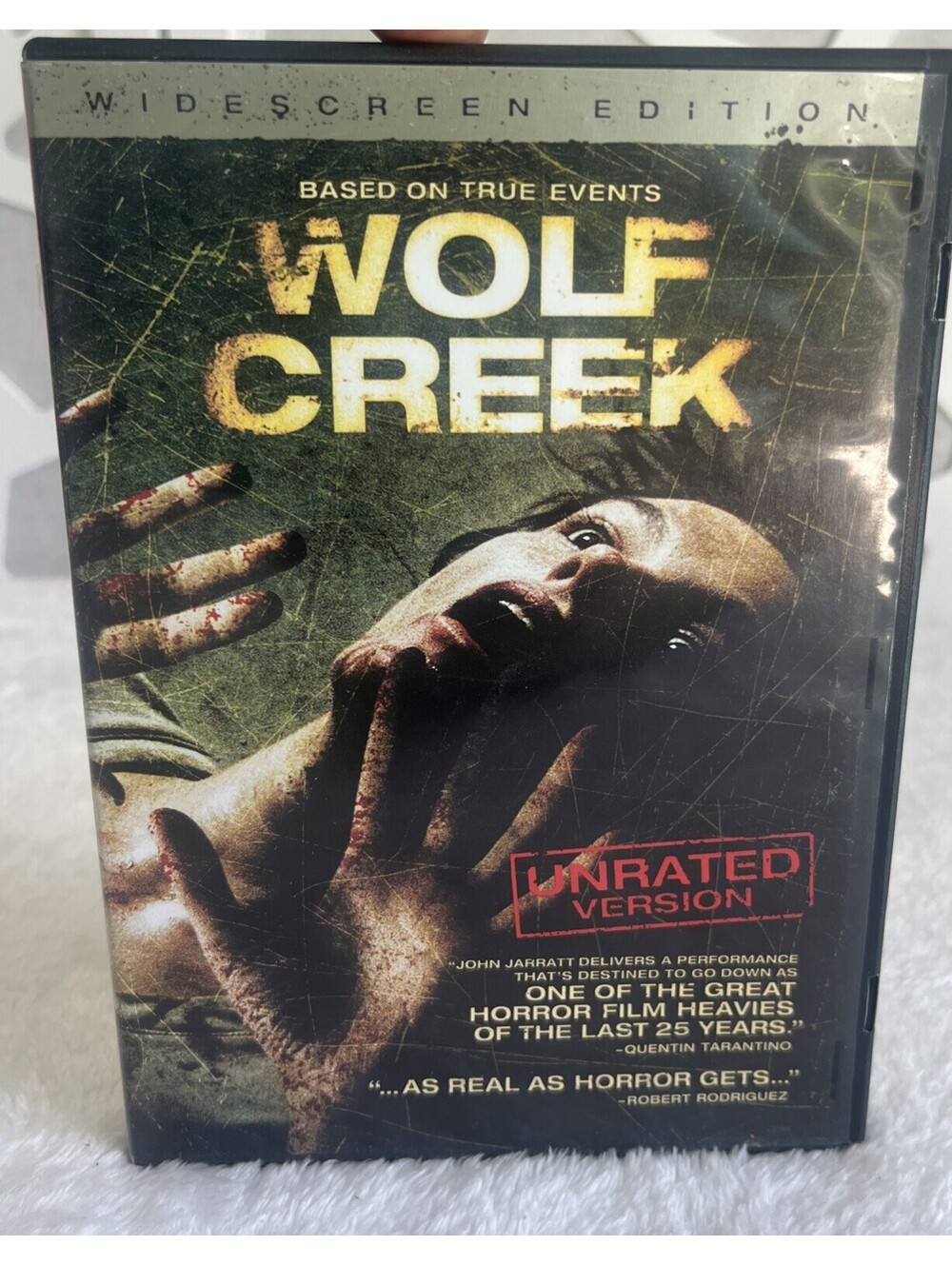 WOLF CREEK DVD Unrated Widescreen Edition Horror Cult Classic John Jarratt 2006